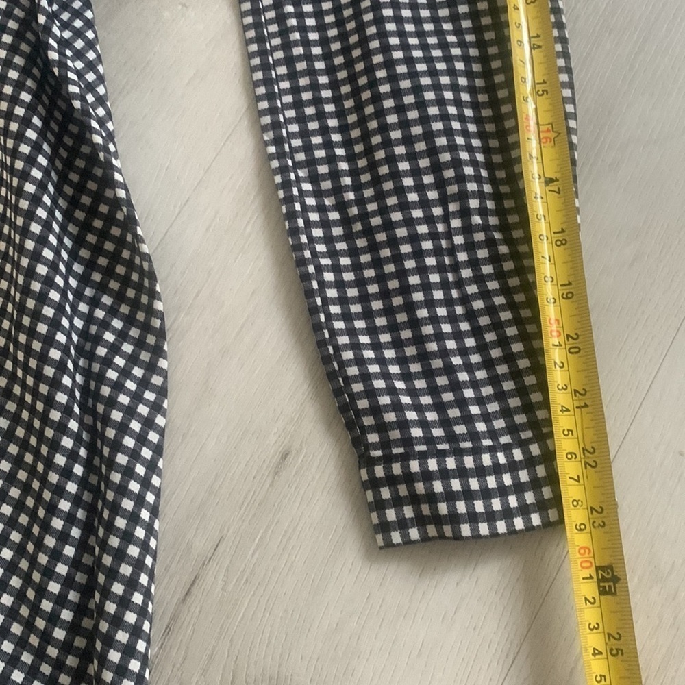 Shein Gingham Print Shirt Dress Without Belt size 4 modesty‎ classic elegant - Picture 7 of 14